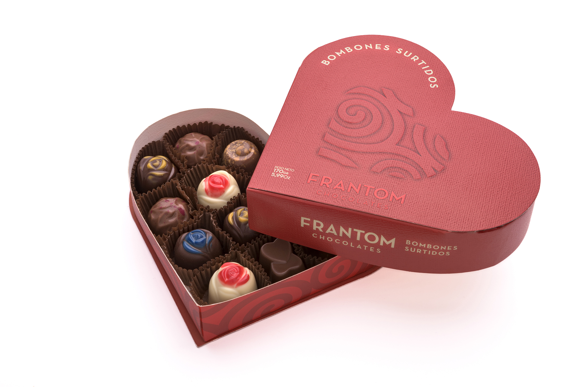 Caja de bombones y chocolatinas Feliz San Valentín